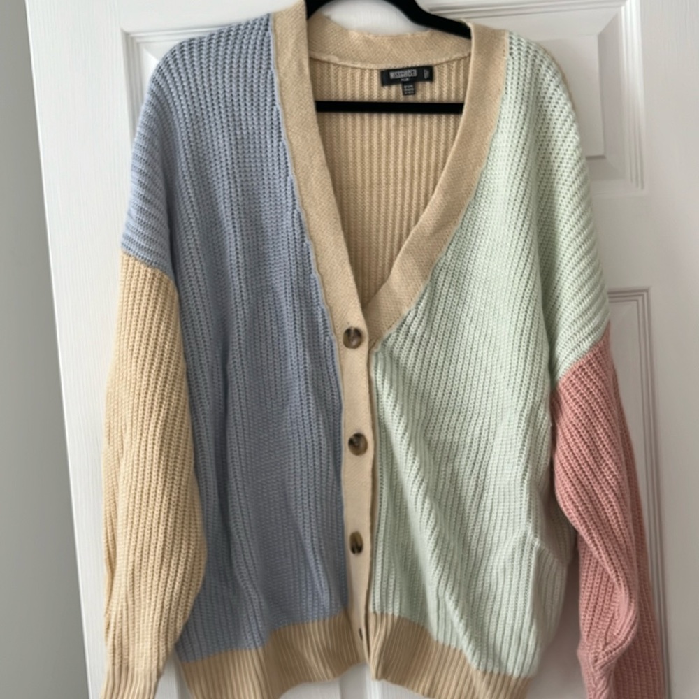 Missguided oversized cardigan size 10-12